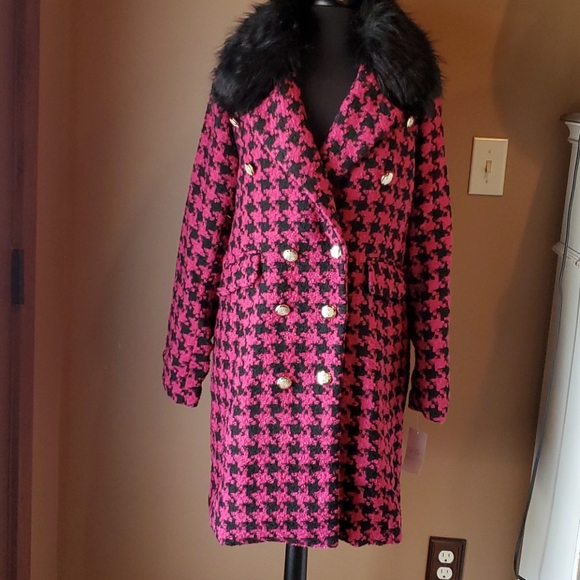 Nwt Jessica Simpson Houndstooth Jacket 